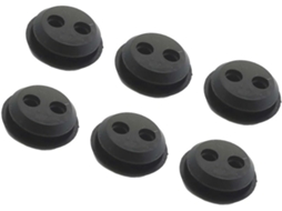 Conjunto De 6 Vedação Arruelas Com 2 Furos Para Combustível,