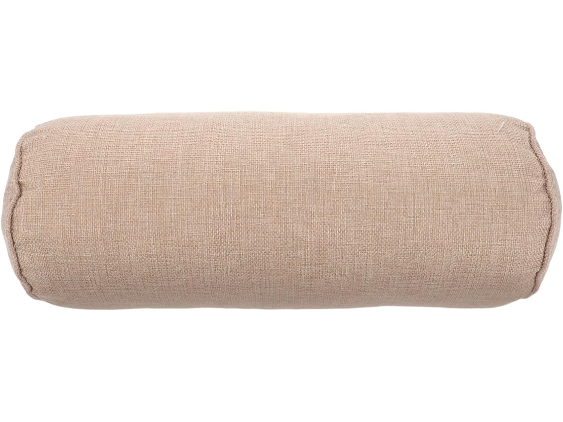 Almofada De Massagem Enrolável Para Pés E Pescoço, Formato Cilíndrico Em Poliéster E Algodão, 15x40 Cm, Ideal Para Mesas