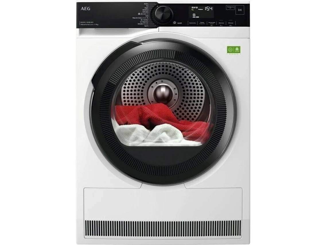 Máquina de Secar Roupa AEG TR839T4PB (Bomba de Calor  - 9 kg - Branco)