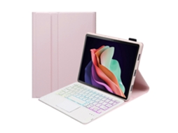 Capa De Couro Ultrafina E Destacável Com Teclado Bluetooth Retroiluminado E Touchpad Para Tablet Huawei Matepad Se 10.4 (ah13-as)