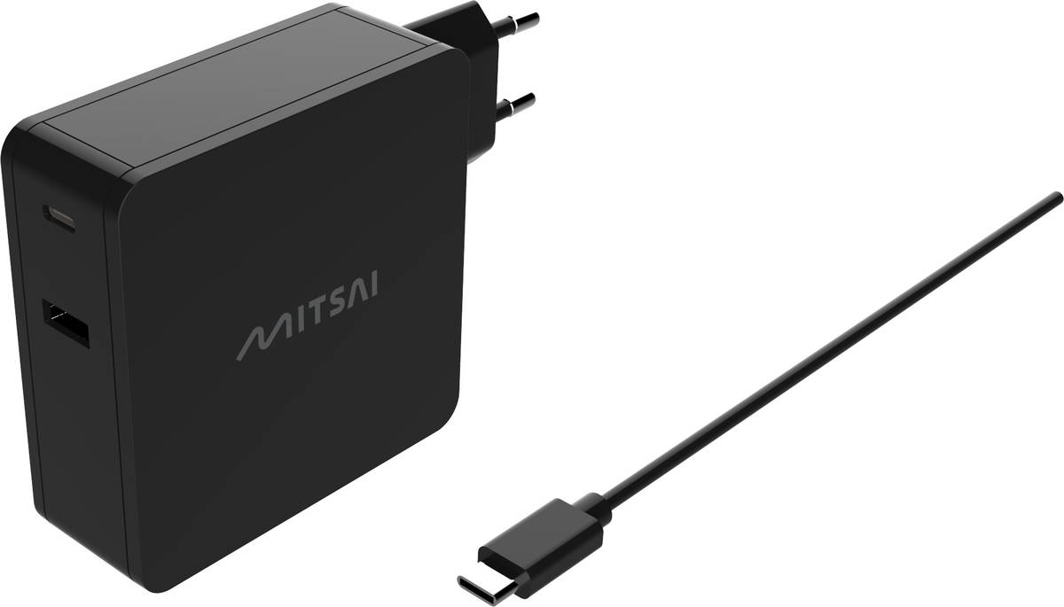 Carregador Portátil MITSAI (Usb-C+A - 90W - 20V)