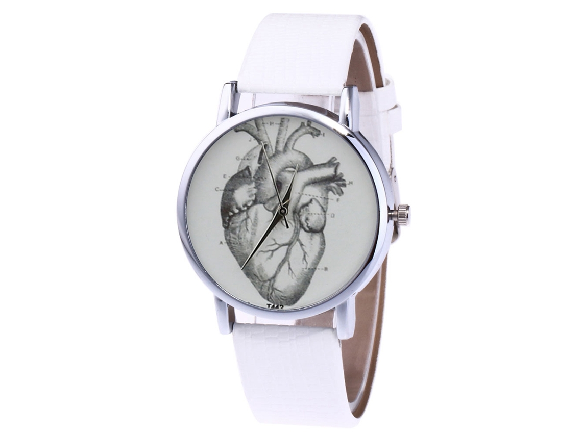 Reloj Unisex De Cuarzo Con Correa De Pu Zhoulianfa T442-yx (blanco)