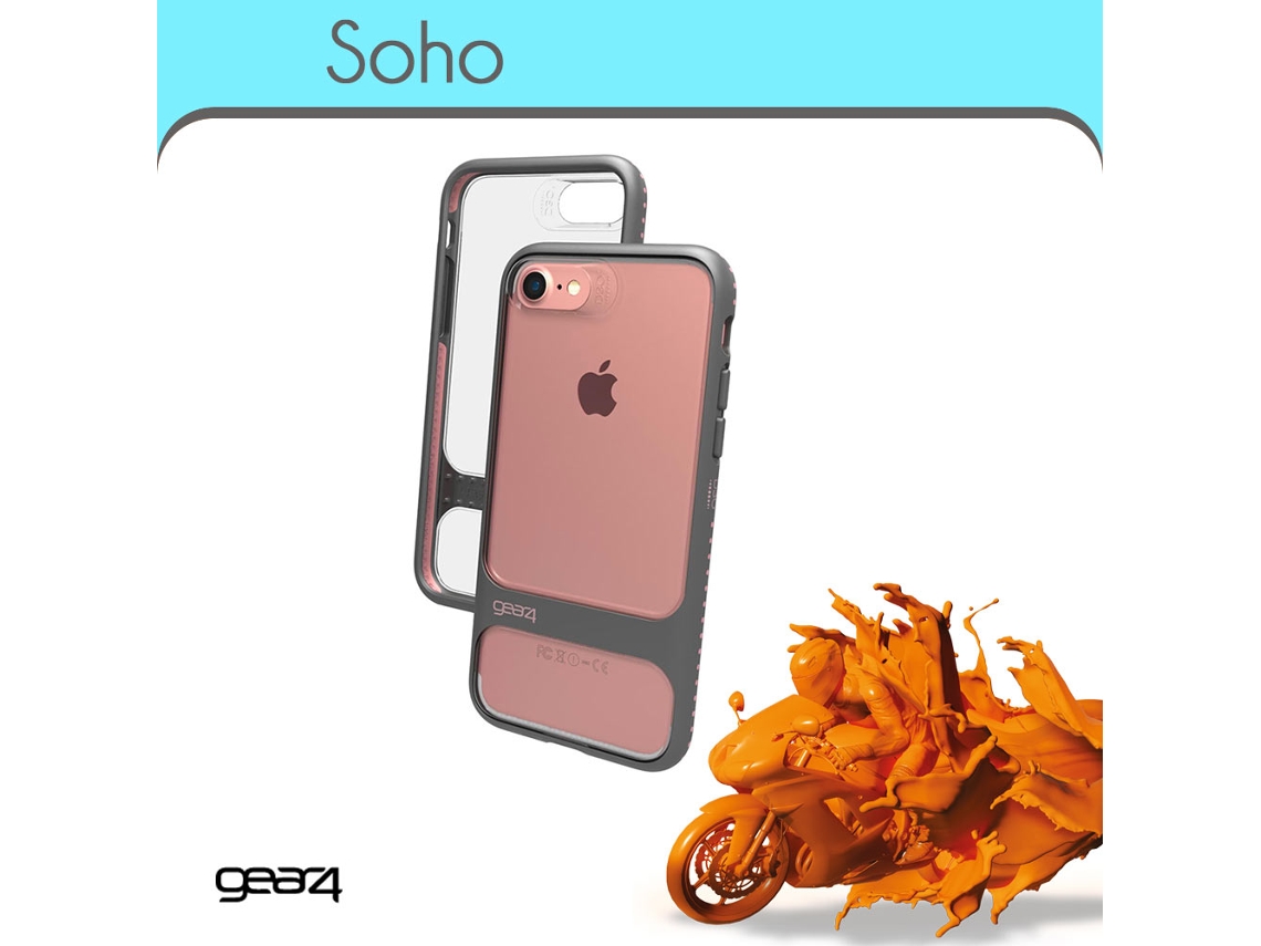 Capa iPhone 6/ 6s/ 7 GEAR4 Soho Rosa