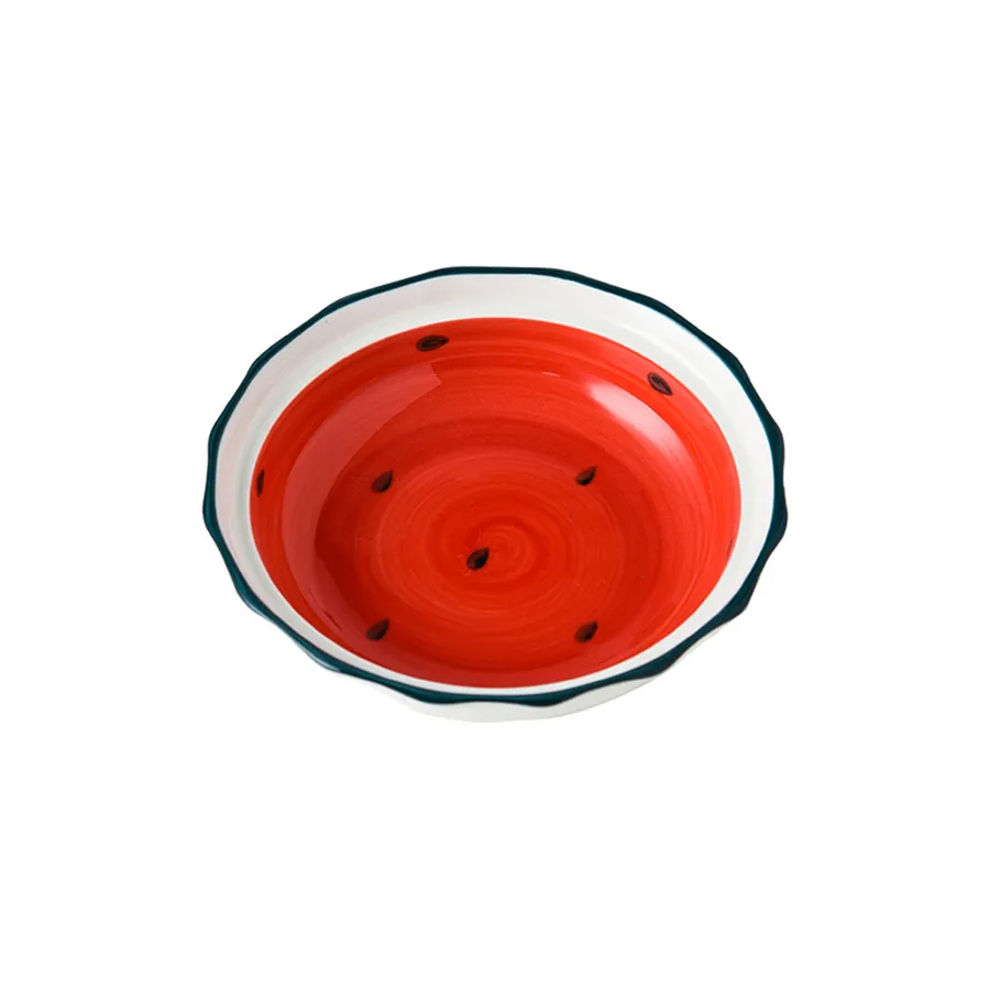 Tigela De Cerâmica Vermelha Para Gatos, 14 Cm (5,5 Polegadas).