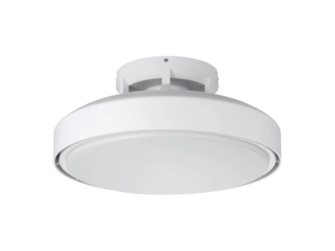 Plafoniera Led 5200lm Com Ventilador Cct E Controle Remoto 10 Pás, 43w Morenci