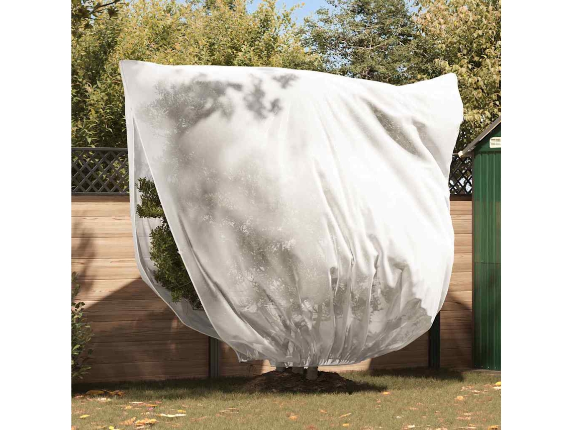 Vidaxl Capas De Fleece Para Proteção Contra Geada 3 Unid. Branco