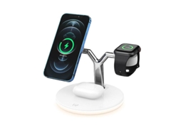Estação de Carregamento Sem Mag Safe Base para Apple RADIODDITY Branco