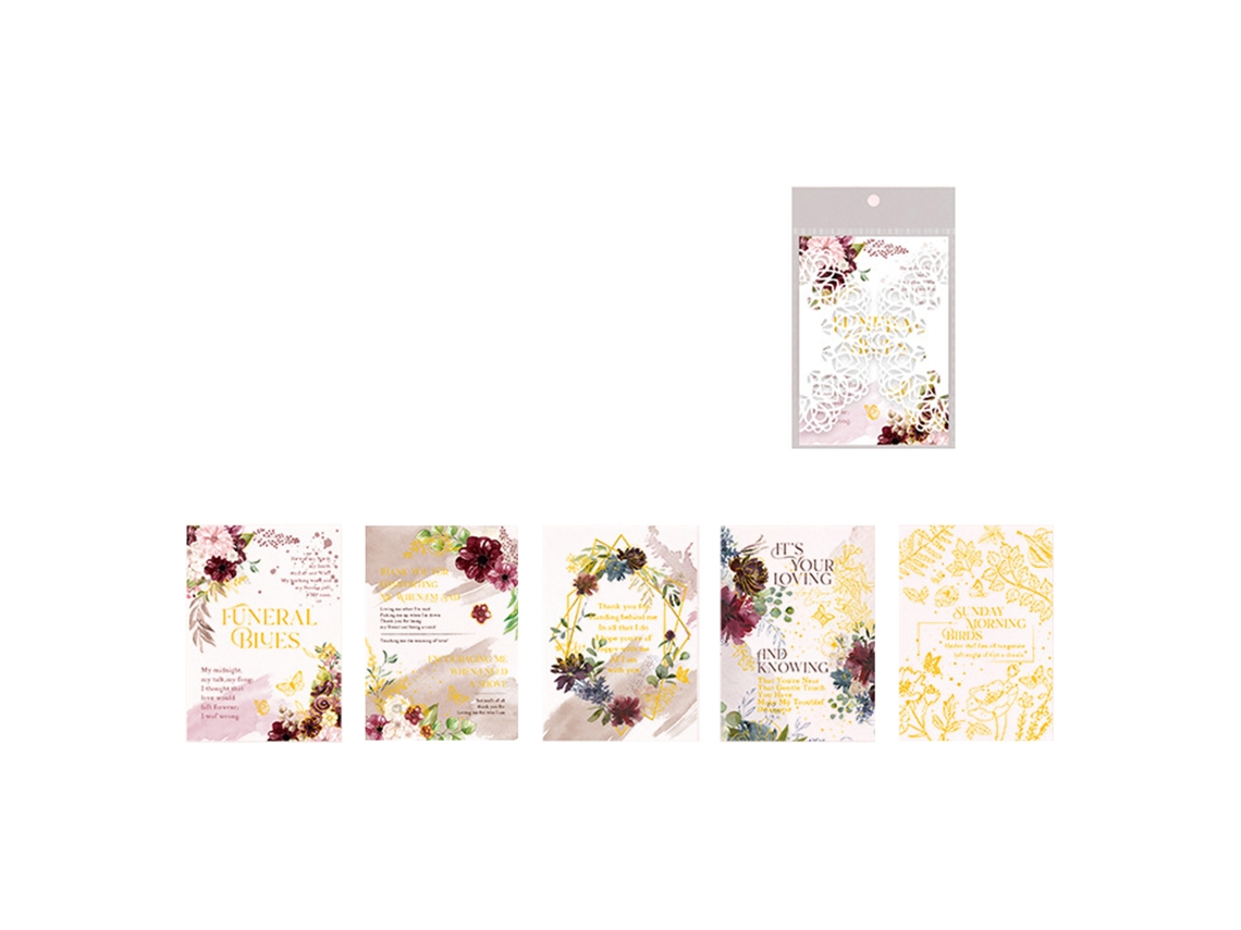 Papel De Álbum De Recortes Com Renda Floral, Estampado Dourado, Flor Decorativa Exquisita, Papel De Diário Artesanal Para Artesanato