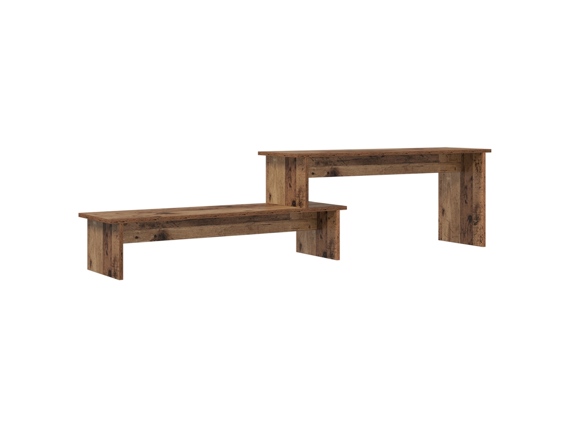 Conjunto 1 Armazenamento Montado Na Parede Vidaxl Castanho Derivados De Madeira (180,5 X 30 X 43 Cm)