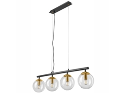 Candeeiro Suspenso Eloise, Metal, Latão, 96x20x150 Cm, Seven Design