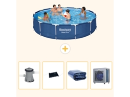 Bestway Piscina Bestway Steel Pro Redonda - 396x84 Cm - 5-peças S216