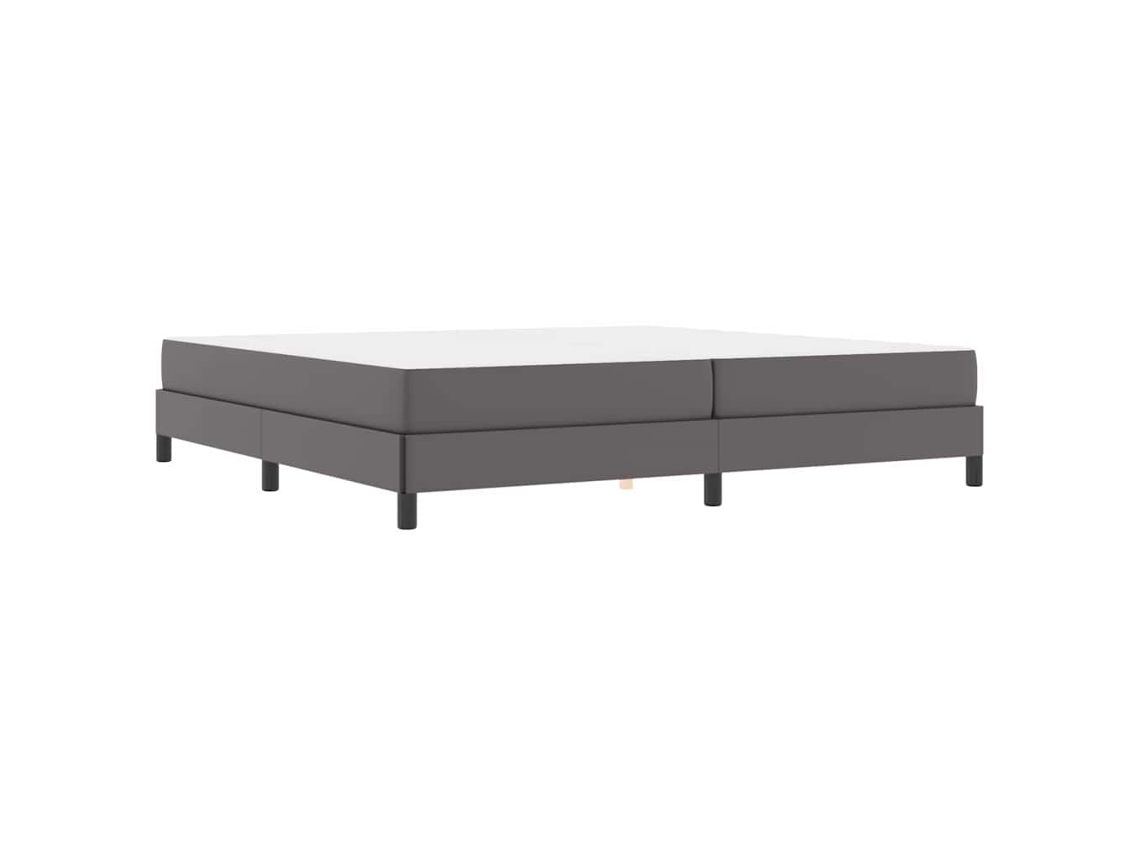 Conjunto 1 Estrutura Da Cama Vidaxl Cinzento Tecido (200 X 200 Cm)