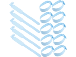 100-pulseiras De Pvc Ajustáveis Para Bebês, Descartáveis, Graváveis, Impermeáveis, Para Uso Hospitalar