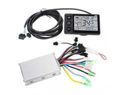 Controlador De Bicicleta Elétrica 24v 48v 250w 350w Kit Sem Escovas Com Lcdvayotoy