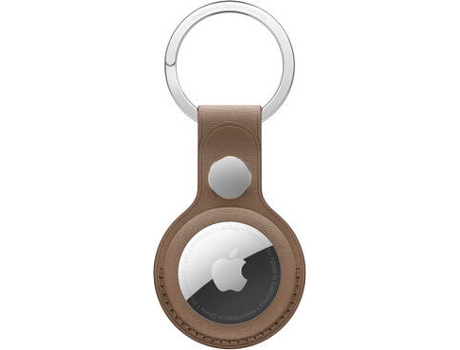 Porta-chaves FineWoven para AirTag APPLE Castanho-toupeira