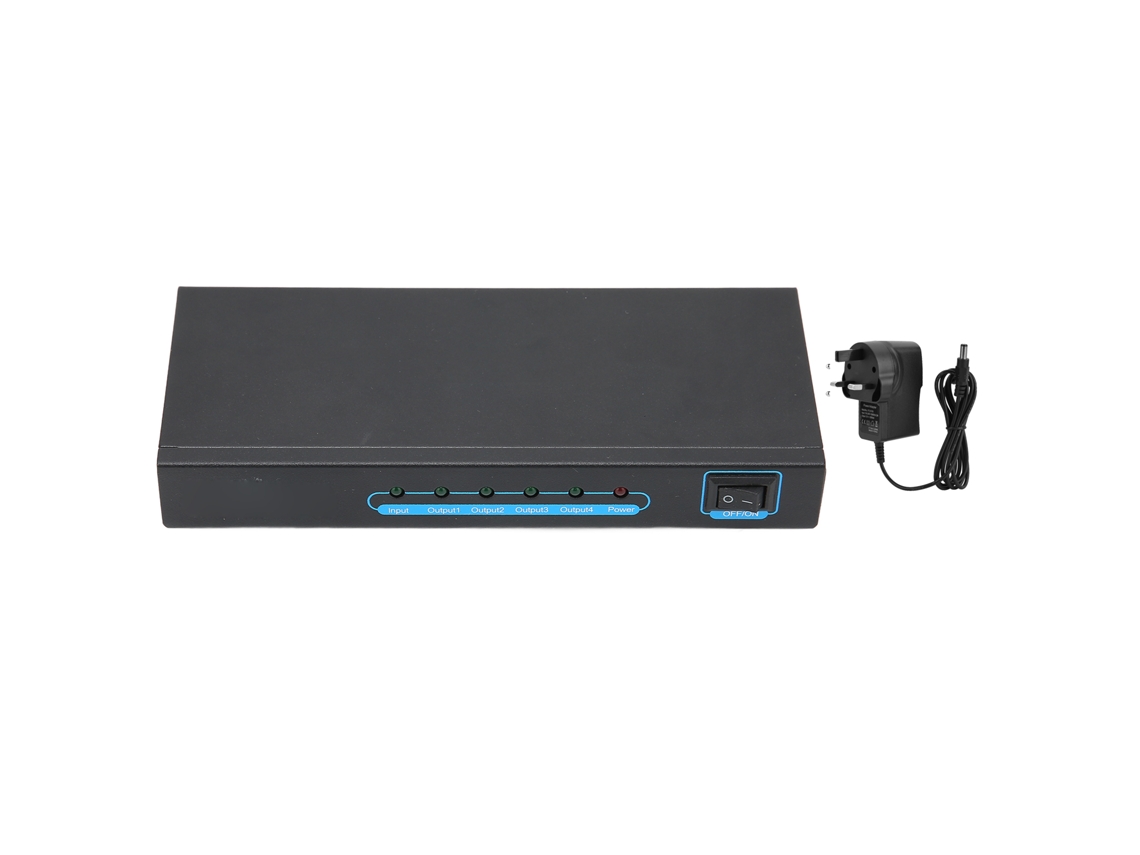 Divisor Hdmi EOOCOO (1 Entrada 4 Saídas Distribuição de Vídeo 4kx2k)