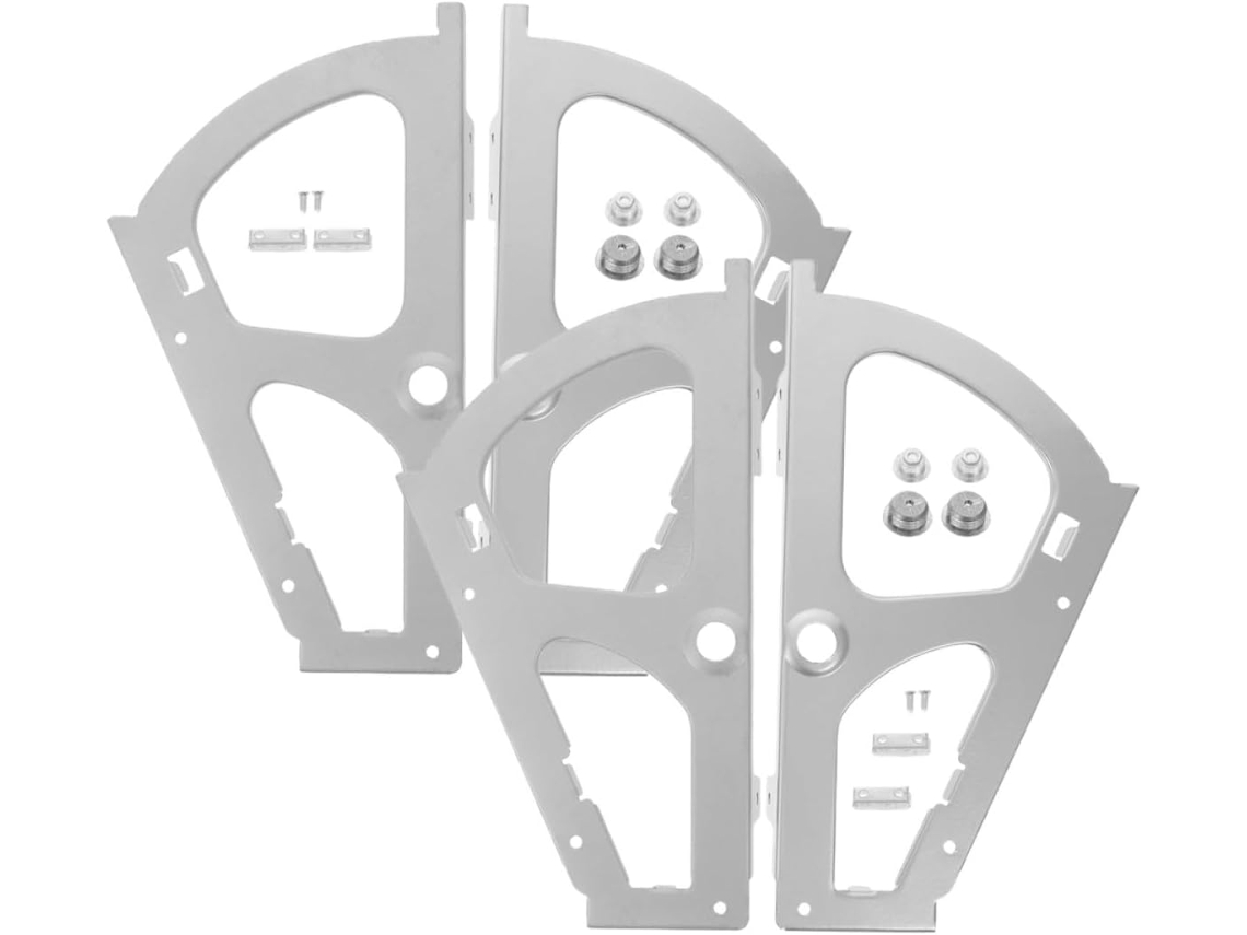 2 Pares De Dobradiças Articuladas Metal Para Sapateira, Para Uso Em Sapateiras De Uma Única Camada