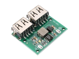 Módulo carregador DC com saída USB dupla de 9 V/12 V/24 V a 5 V 3 A