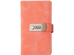 Agenda com Cadeado para Meninas/ Mulheres/ Meninos, Agenda com Cadeado para Crianças, Presente, Caderno de Couro Pu com Cadeado BRILVIBERA