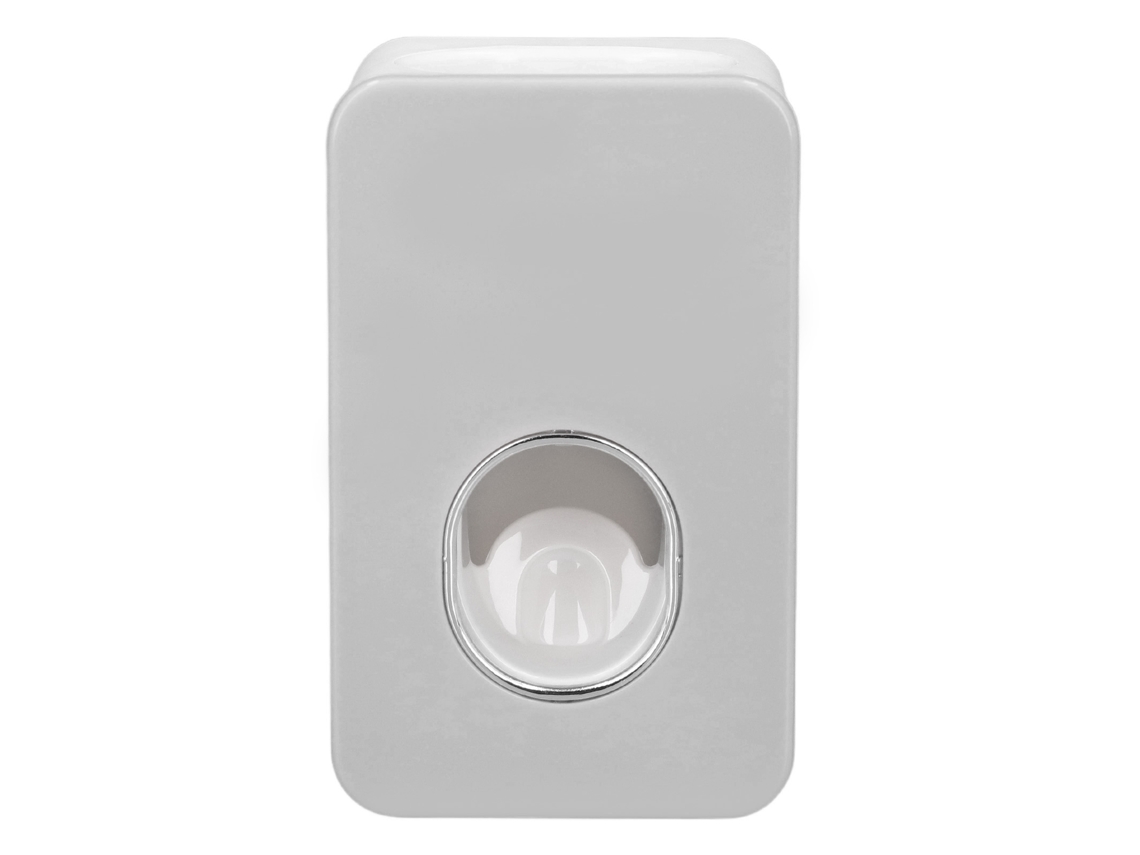 Dispensador Automático de Pasta de Dentes de Parede com Espremedor Abs para Banheiro Casa Cinza | S/MARCA