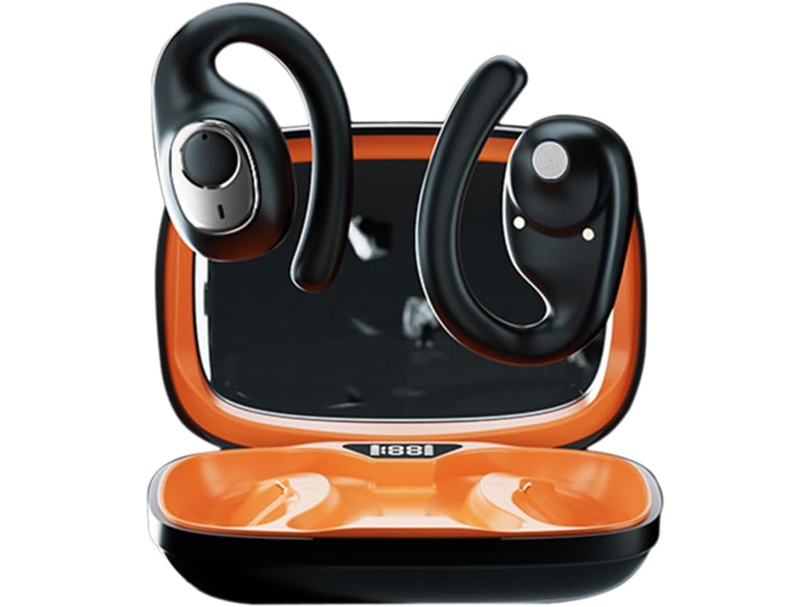 Écouteurs Intra - Auriculares Sans Fil Bluetooth 5. 4 - Léger - Avec Crochets D ' Oreille - Étanche - Pour