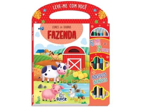 Livro Cores Em Dobro Fazenda de Mammoth World (Português)