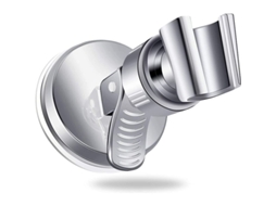 Suporte de chuveiro Nova Line com copo de sucção, universal, 360° giratório, sem furo, material abs e pvc | S/MARCA
