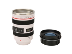 Caneca Lente Câmera LAXISCREED Inox Isolada