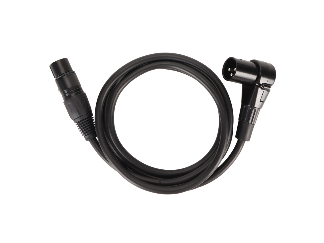Aetheria cabo de Microfone Xlr Macho Ângulo para Fêmea 3 Pinos Prateado Ofc 1,5m/4,9ft