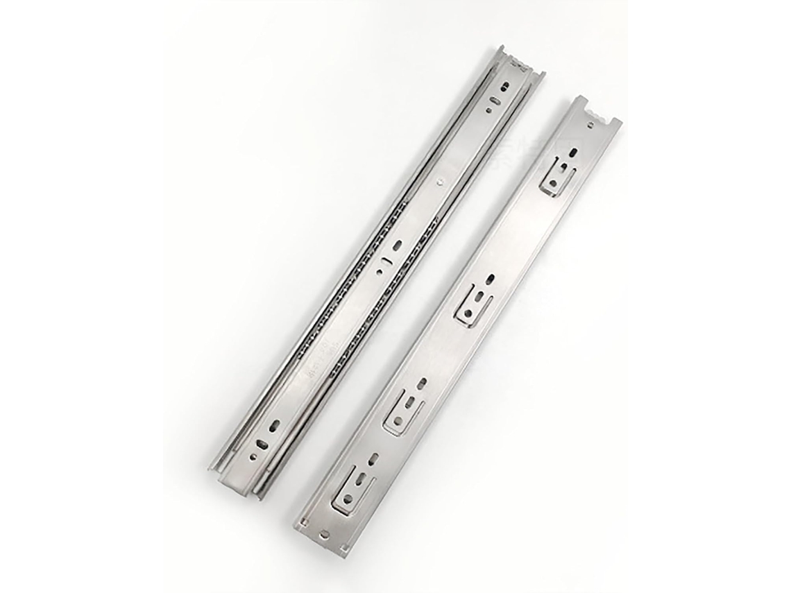 Trilhos De Gaveta Com Extensão Total, Montagem Lateral Oculta, Deslizamento Suave E Silencioso, Trilho Linear Para
