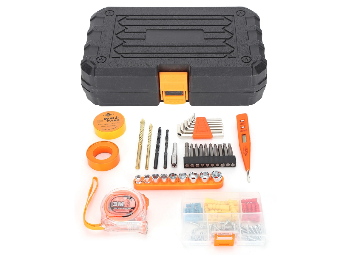 Conjunto De Kit De Ferramentas De Hardware (feito De Aço Cromo-vanádio, Combinação De 99 Peças)