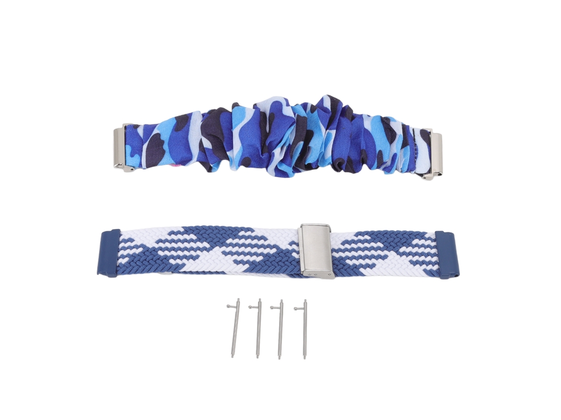 Pulseira de Relógio Náilon Tecido Ajustável para Fitbit Versa Versa 2 Versa Lite