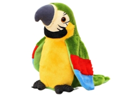 Peluche De Loro Parlante Elétrico Que Repete O Que Você Diz, Presente Para Crianças E Bebês