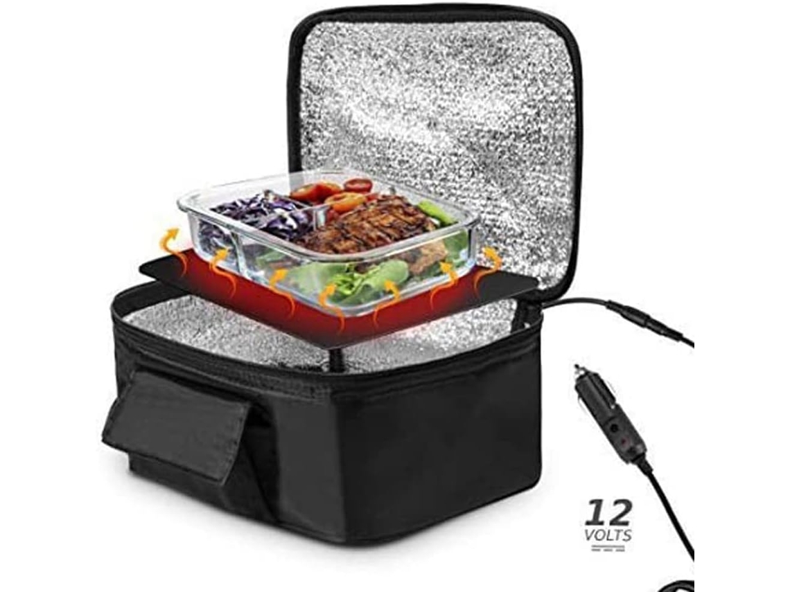 Bolsa Térmica 12v Para Carro, Elétrica De Piquenique, Dobrável Para Transportar Alimentos Em Piqueniques, 29cm X 21cm X 11cm