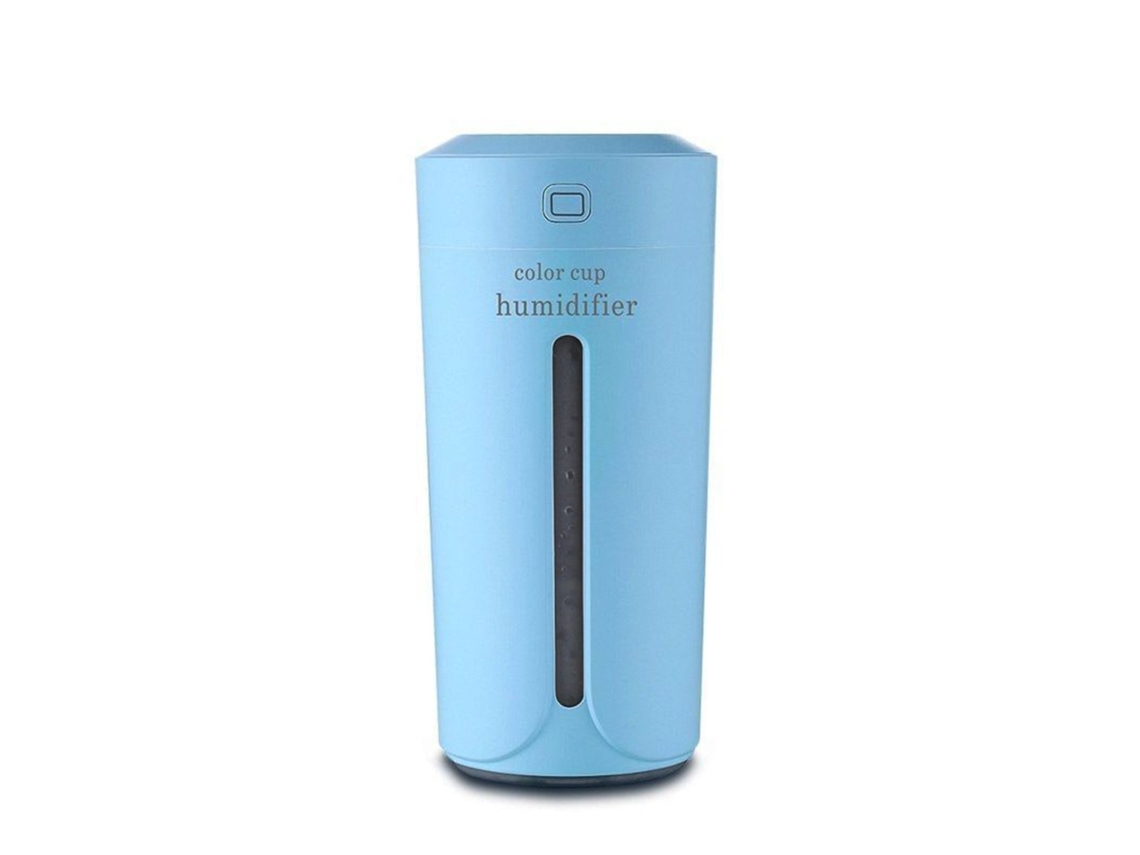 Umidificador Usb Colorido: Casa e Carro, 230ml, Efeitos de Luz Azul BRILVIBERA