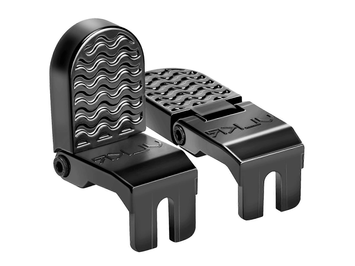 Omni-pedales Traseros Plegables Para Bicicleta 10mm U Slot De Aluminio Antideslizantes Accesorios De Ciclismo