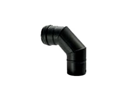 SAVE FUMISTERIA Plus Pn803 Tubo Cotovelo para Chaminé Preto