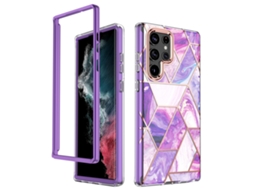 Capa de celular com proteção de tela e proteção de impacto para Samsung S22 Ultra EOOCOO