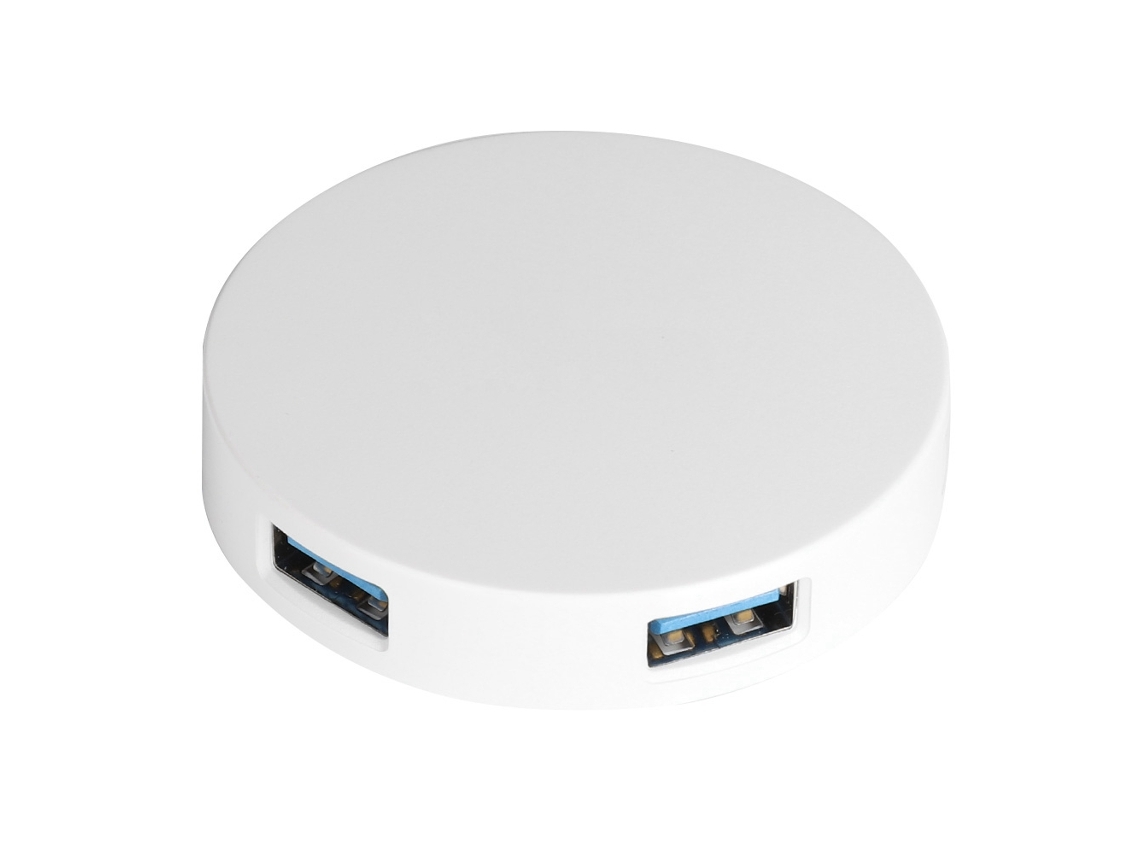 Orico Hub Usb3.0 De 4 Portas Mini Estação De Carregamento 5gbps Indicador Led Branco