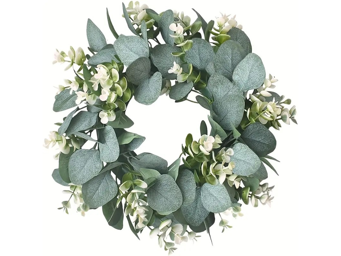 Corona De Primavera - Corona Pequeña De Hojas De Dinero