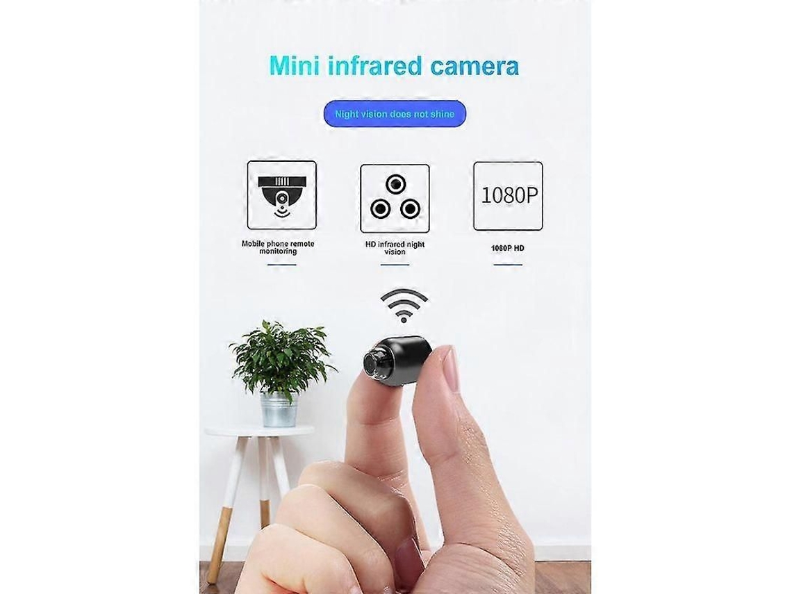 Mini Câmera Luxora 1080p Hd Sem Fio Ip com Visão Noturna, Câmera para Monitoramento Remoto e Câmeras Wi fi TAISHENGDA