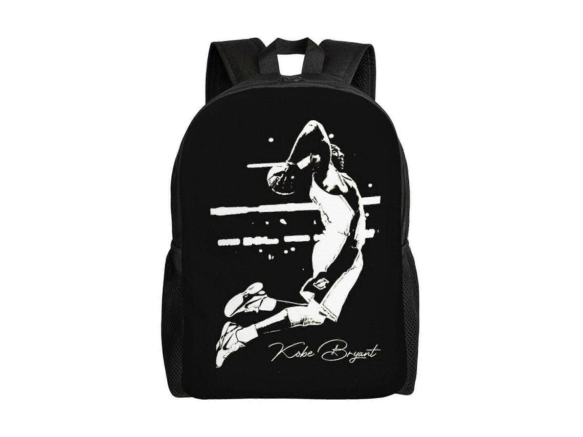 Mochila Kobe Bryant Para Estudantes, Leve E Resistente, Impermeável E Com Alça De Ombro Ajustável.