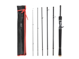 Vara de Pesca Ultraleve 6 Peças com Bolsa