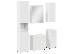 Conjunto de Móveis para Banheiro com Gaveta Tulum Branco MAISON EXCLUSIVE