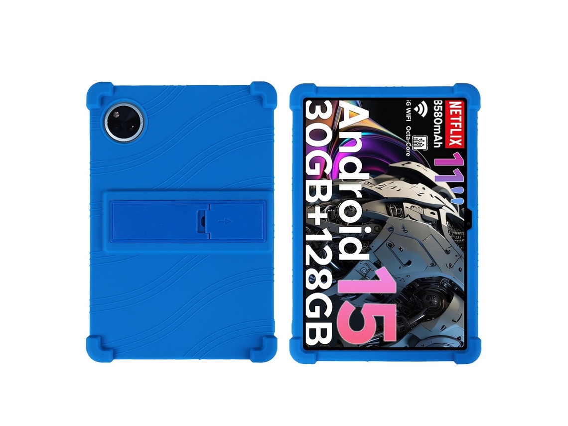 Capa Para Tablet Lurelia, Compatível Com Doogee Tab A9/a9pro De 11"., Azul Escuro, Silicone