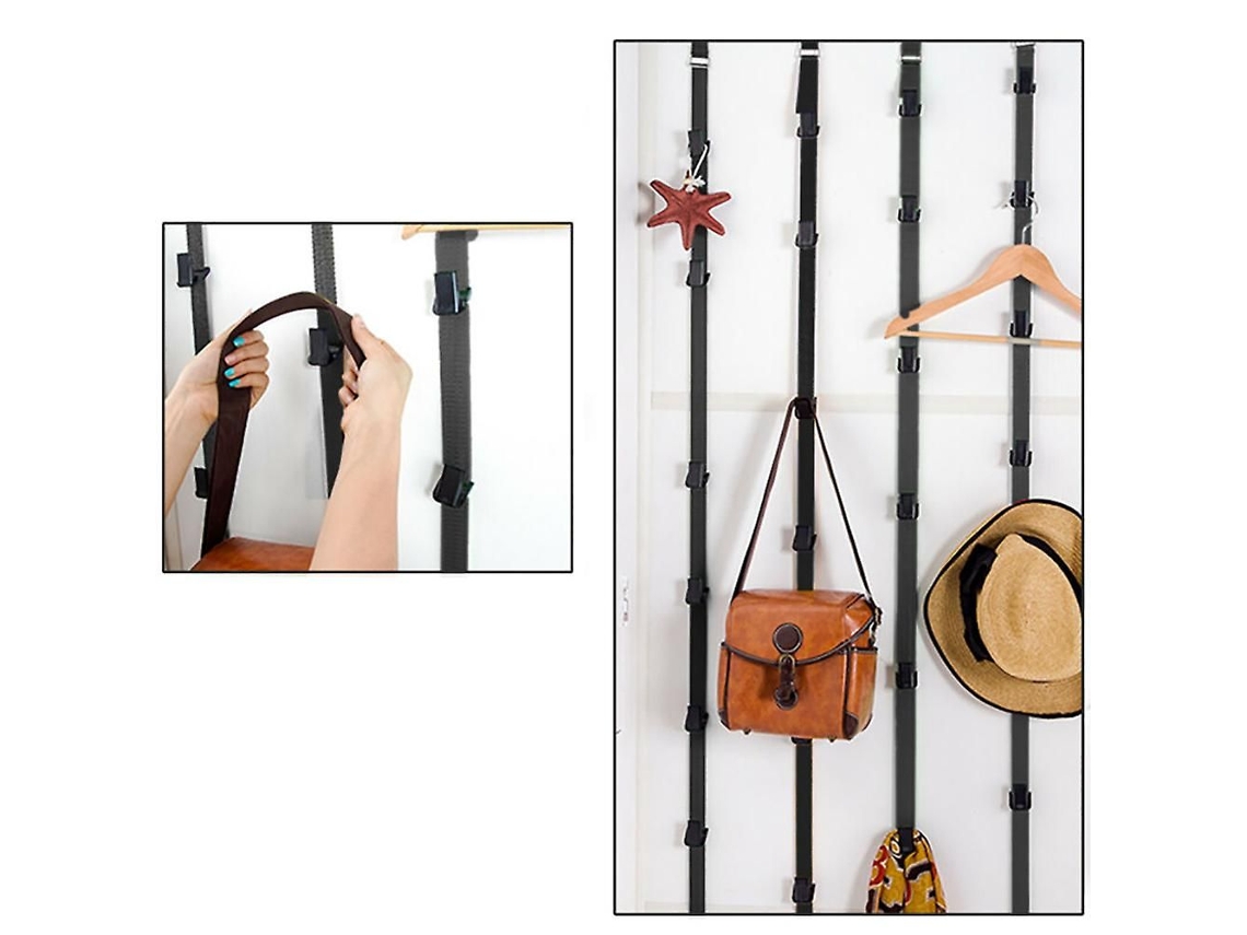 Cabide de porta para roupas, suporte para casacos e bonés | S/MARCA