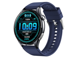 Blue Et458 1,56 Polegadas Amoled Screen Ecg Exame Microfísico Lanterna Nfc Bluetooth Chamada Ip68 Relógio Inteligente À Prova De Água Mdug