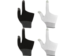 Lurelia Luvas Gaming Para Ecrã Tátil 2 Pares, Nylon, Grafeno, Antiderrapante, Respirável, Para Gaming Móvel E Ecrãs Táteis