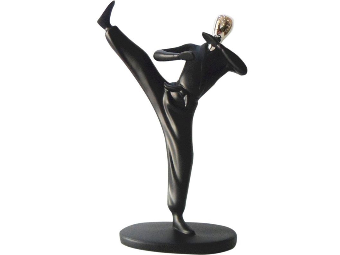 Escultura Decorativa Nova Line de Taekwondo em resina para mesa parede
