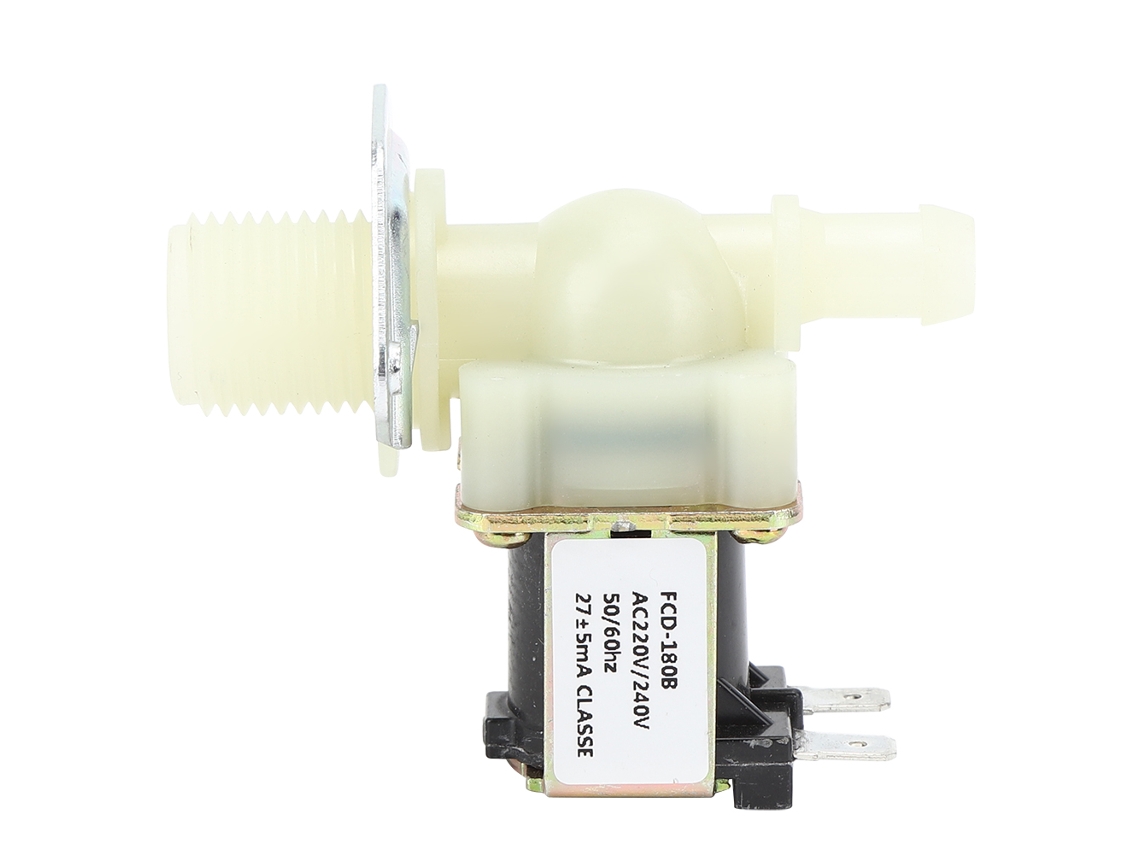 Válvula Solenóide Elétrica Em Plástico Laxiscreed De 1/2 Polegada Para Ambientes Domésticos, 220v, 0.02-0.8mpa
